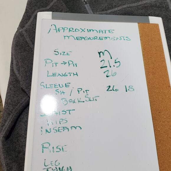 The North Face Heather Gray Full Zip Fleece Lined Sweater Jacket Medium - Picture 6 of 9